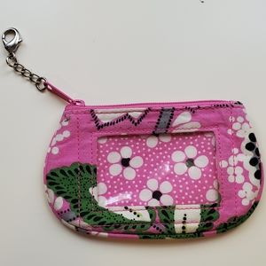 Vera Bradley Photo ID Zip Wallet in Priscilla Pink